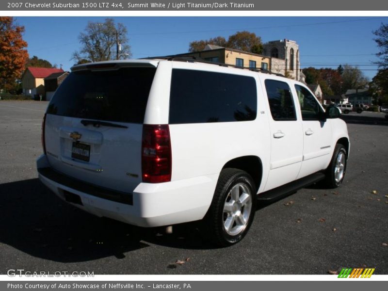 Summit White / Light Titanium/Dark Titanium 2007 Chevrolet Suburban 1500 LTZ 4x4