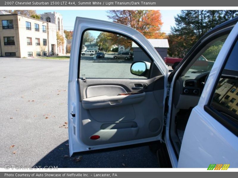 Summit White / Light Titanium/Dark Titanium 2007 Chevrolet Suburban 1500 LTZ 4x4