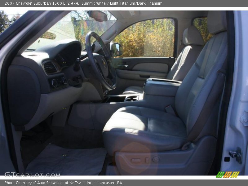 Summit White / Light Titanium/Dark Titanium 2007 Chevrolet Suburban 1500 LTZ 4x4