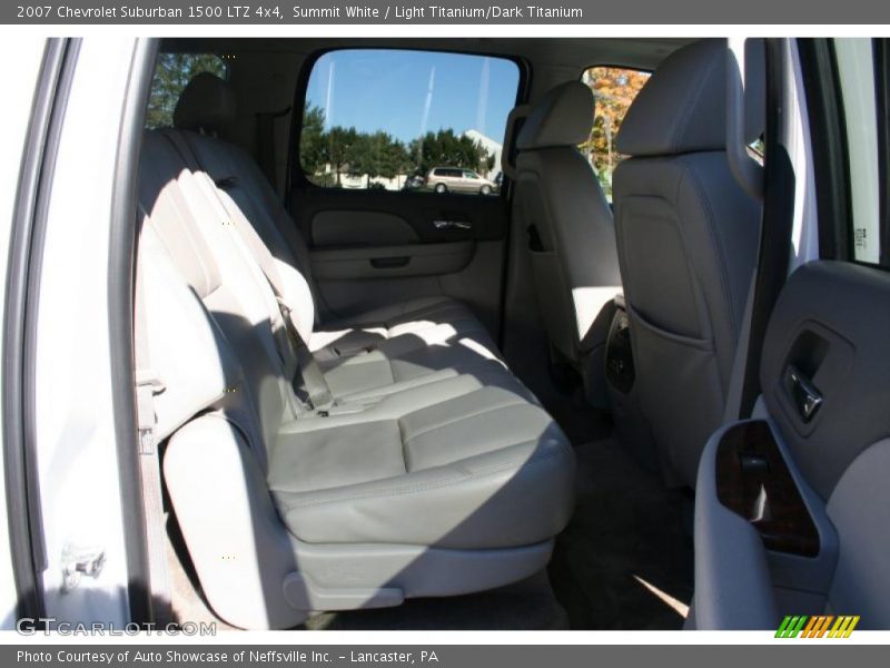 Summit White / Light Titanium/Dark Titanium 2007 Chevrolet Suburban 1500 LTZ 4x4