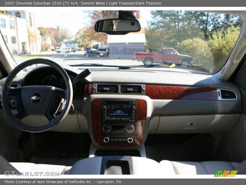 Summit White / Light Titanium/Dark Titanium 2007 Chevrolet Suburban 1500 LTZ 4x4