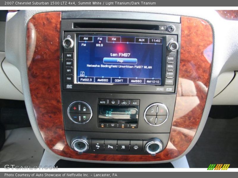 Summit White / Light Titanium/Dark Titanium 2007 Chevrolet Suburban 1500 LTZ 4x4