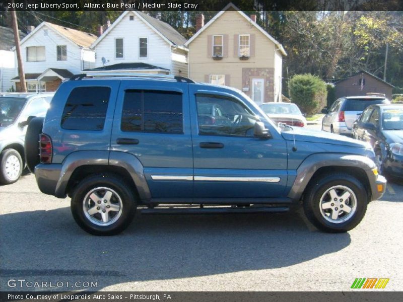 Atlantic Blue Pearl / Medium Slate Gray 2006 Jeep Liberty Sport
