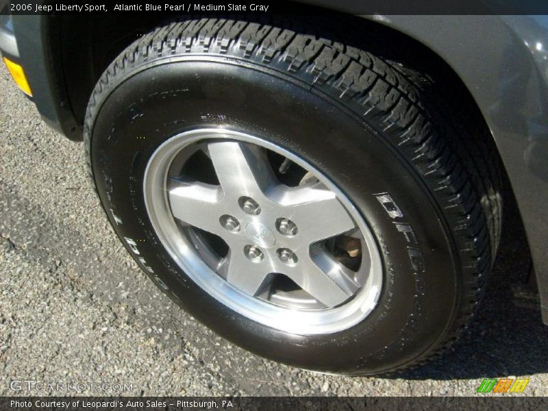 Atlantic Blue Pearl / Medium Slate Gray 2006 Jeep Liberty Sport