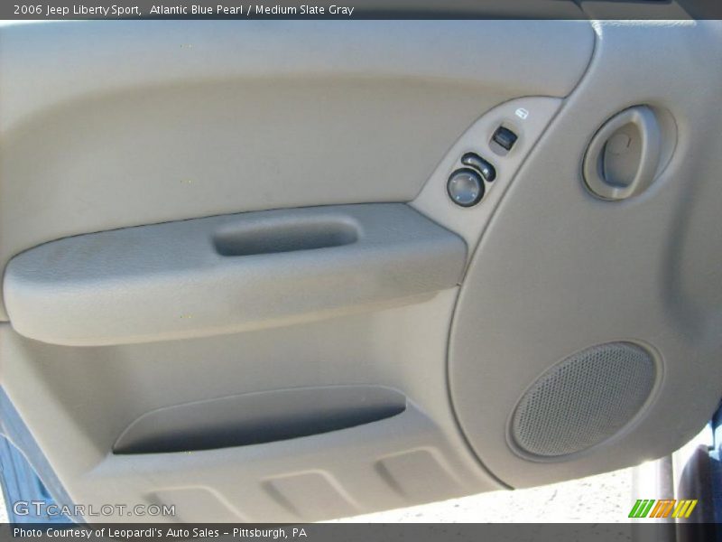 Atlantic Blue Pearl / Medium Slate Gray 2006 Jeep Liberty Sport