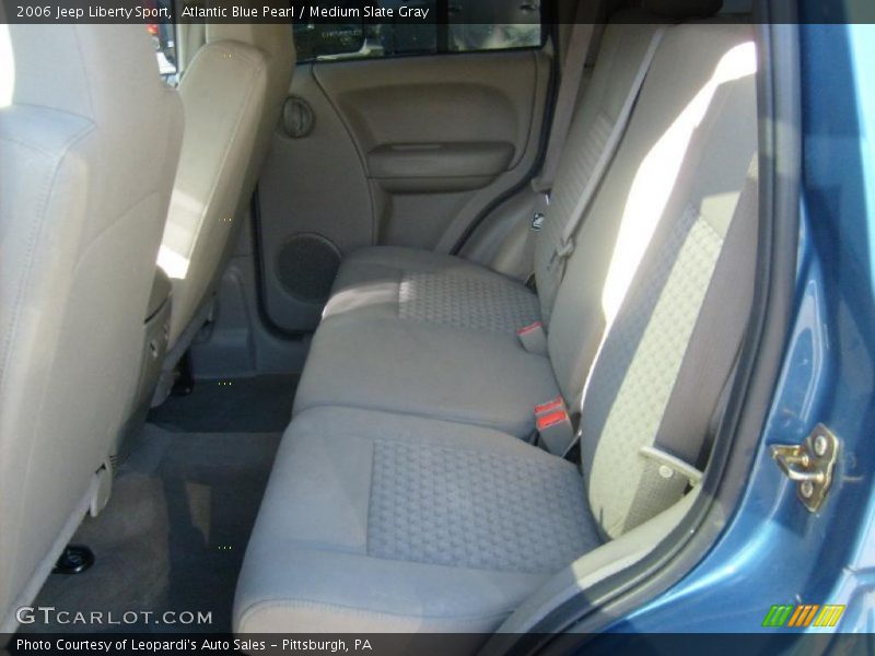Atlantic Blue Pearl / Medium Slate Gray 2006 Jeep Liberty Sport