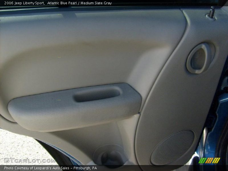 Atlantic Blue Pearl / Medium Slate Gray 2006 Jeep Liberty Sport