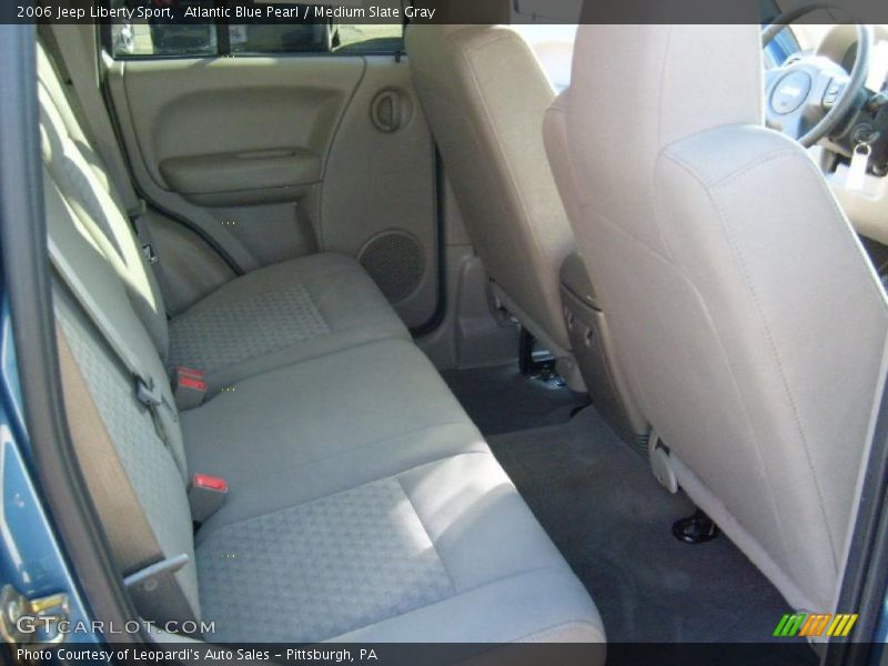 Atlantic Blue Pearl / Medium Slate Gray 2006 Jeep Liberty Sport