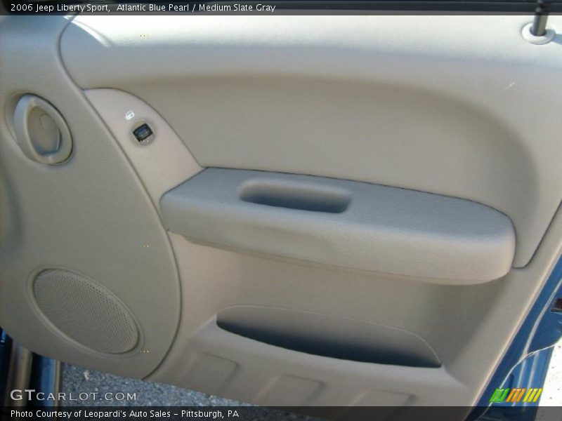 Atlantic Blue Pearl / Medium Slate Gray 2006 Jeep Liberty Sport