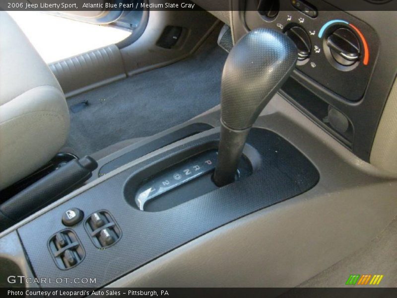 Atlantic Blue Pearl / Medium Slate Gray 2006 Jeep Liberty Sport