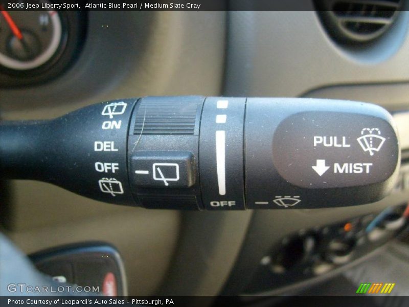 Atlantic Blue Pearl / Medium Slate Gray 2006 Jeep Liberty Sport