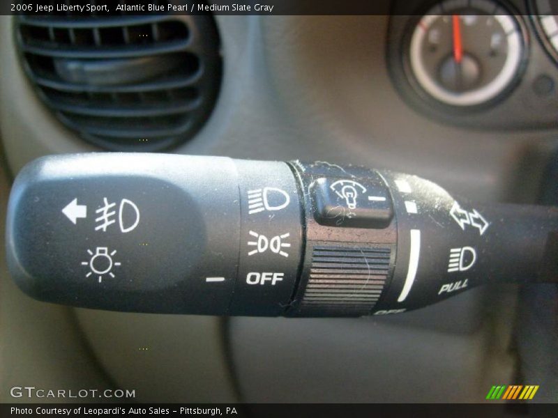 Atlantic Blue Pearl / Medium Slate Gray 2006 Jeep Liberty Sport