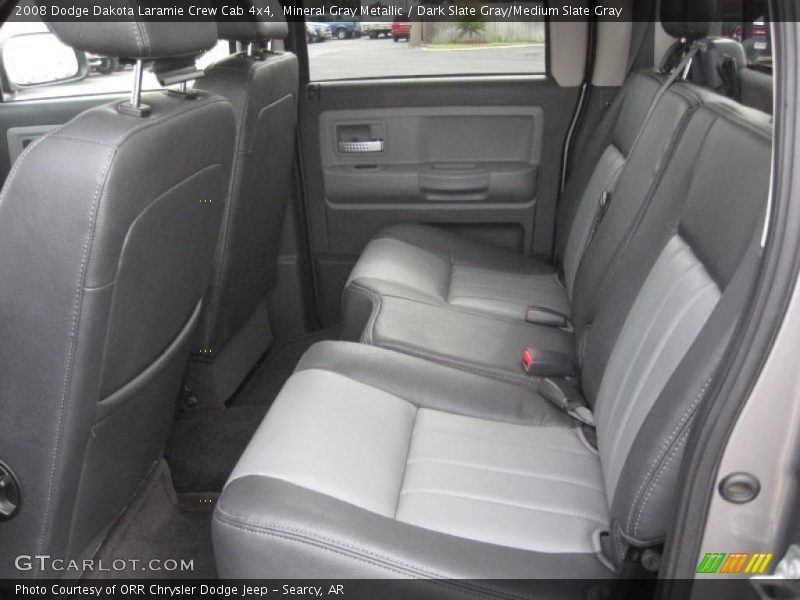  2008 Dakota Laramie Crew Cab 4x4 Dark Slate Gray/Medium Slate Gray Interior