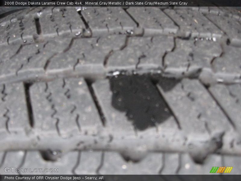 Mineral Gray Metallic / Dark Slate Gray/Medium Slate Gray 2008 Dodge Dakota Laramie Crew Cab 4x4
