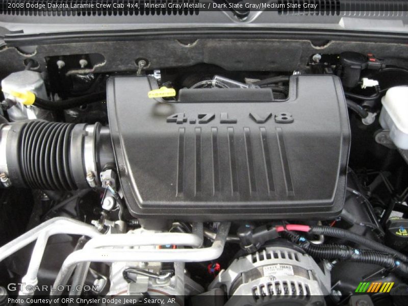  2008 Dakota Laramie Crew Cab 4x4 Engine - 4.7 Liter SOHC 16-Valve PowerTech V8