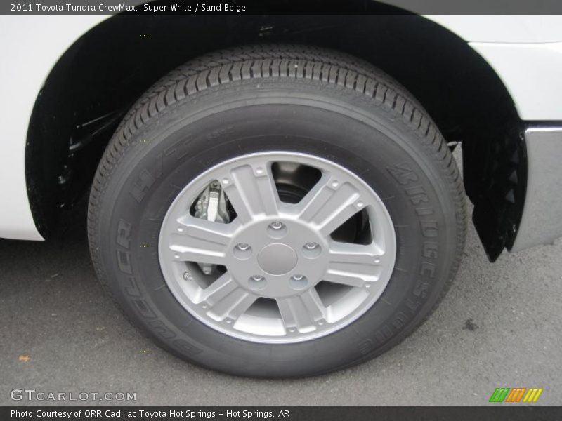 Super White / Sand Beige 2011 Toyota Tundra CrewMax