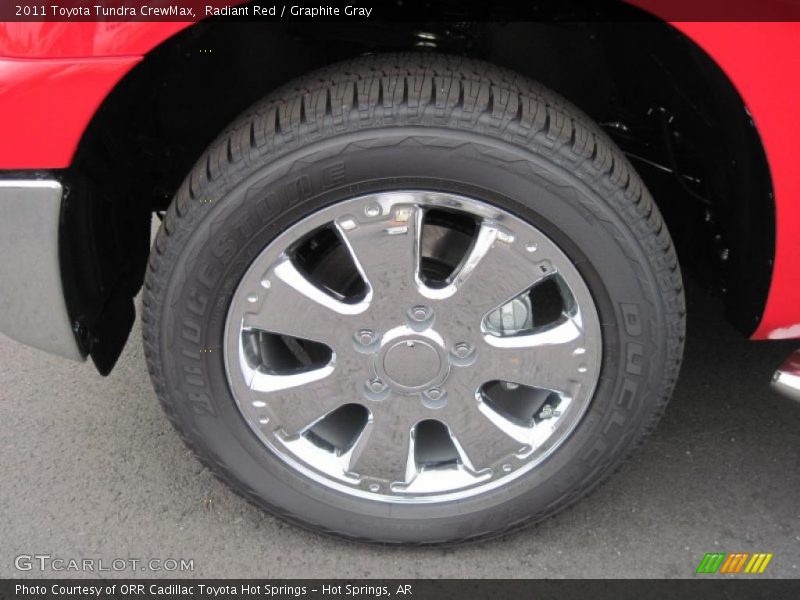 Radiant Red / Graphite Gray 2011 Toyota Tundra CrewMax