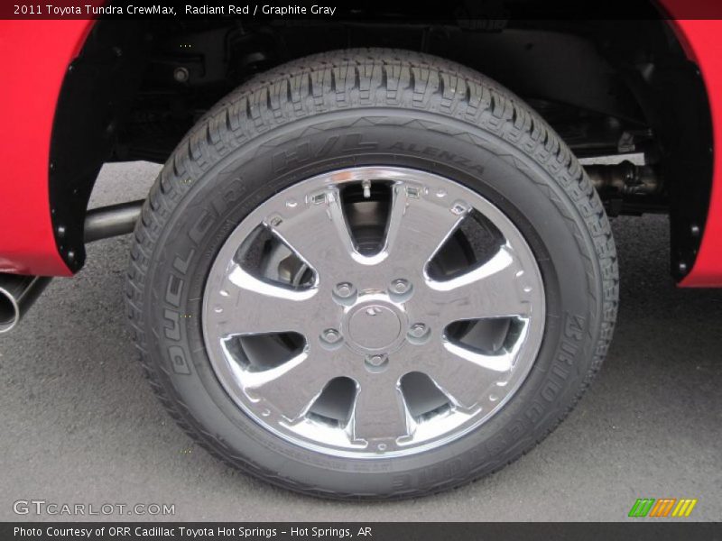 Radiant Red / Graphite Gray 2011 Toyota Tundra CrewMax