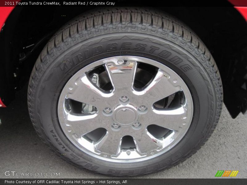 Radiant Red / Graphite Gray 2011 Toyota Tundra CrewMax