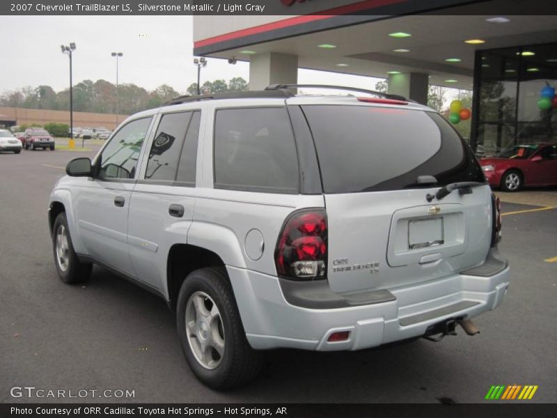 Silverstone Metallic / Light Gray 2007 Chevrolet TrailBlazer LS