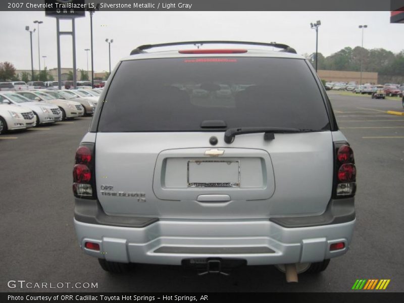Silverstone Metallic / Light Gray 2007 Chevrolet TrailBlazer LS