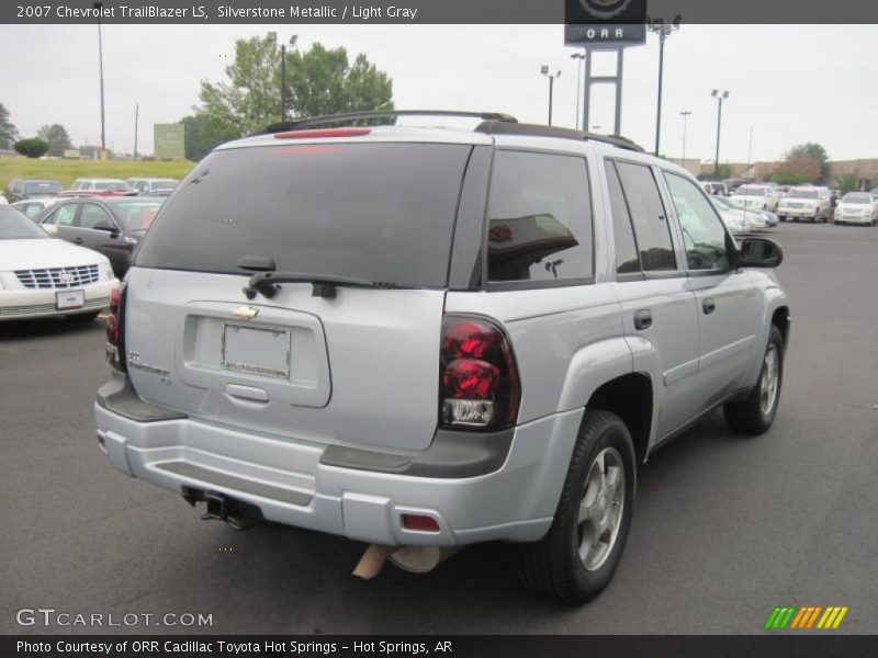 Silverstone Metallic / Light Gray 2007 Chevrolet TrailBlazer LS