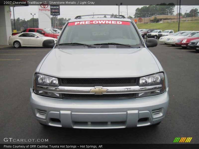 Silverstone Metallic / Light Gray 2007 Chevrolet TrailBlazer LS