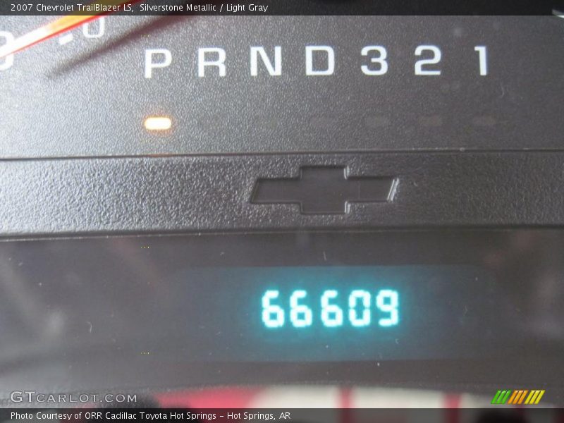 Silverstone Metallic / Light Gray 2007 Chevrolet TrailBlazer LS