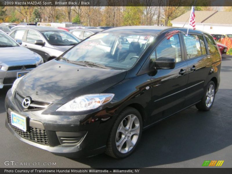 Brilliant Black / Black 2009 Mazda MAZDA5 Sport
