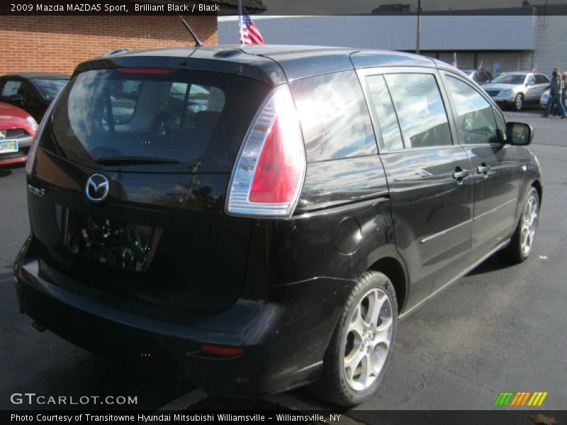Brilliant Black / Black 2009 Mazda MAZDA5 Sport