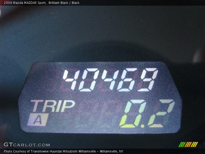 Brilliant Black / Black 2009 Mazda MAZDA5 Sport