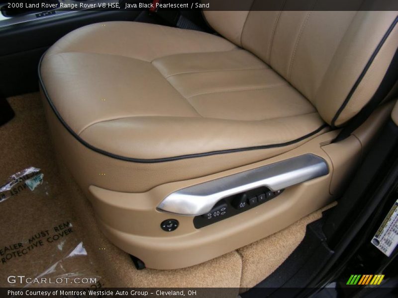 2008 Range Rover V8 HSE Sand Interior