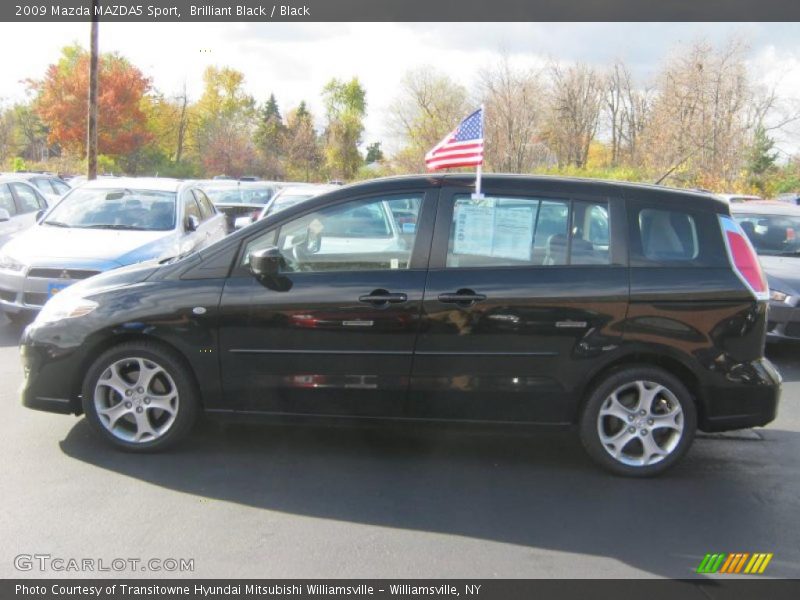 Brilliant Black / Black 2009 Mazda MAZDA5 Sport