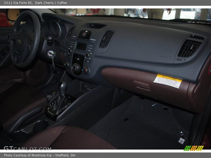 Dark Cherry / Coffee 2011 Kia Forte EX