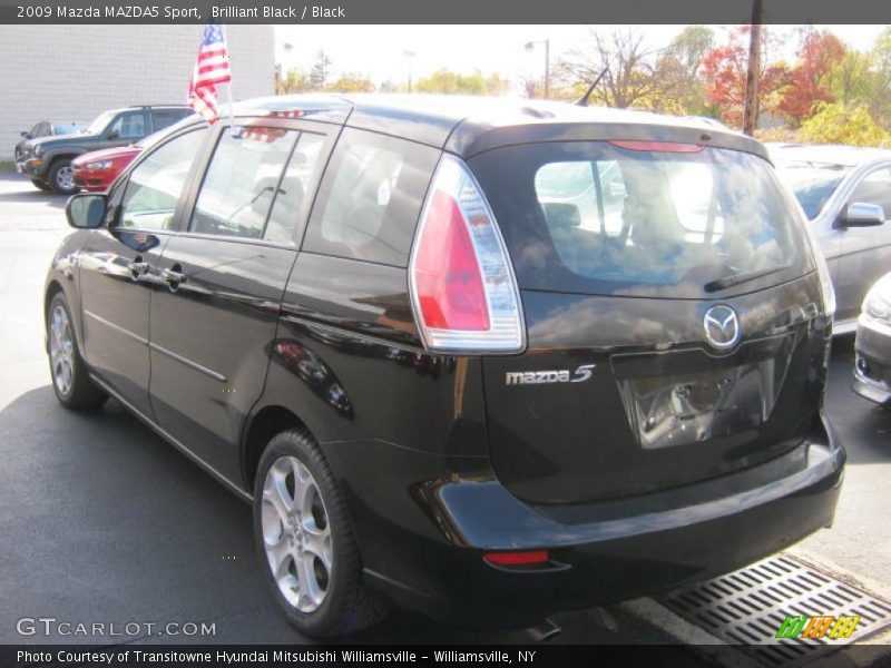 Brilliant Black / Black 2009 Mazda MAZDA5 Sport