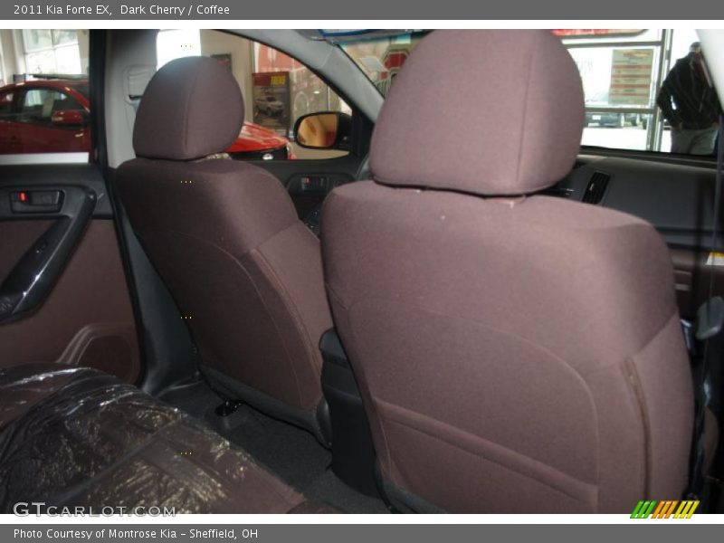 Dark Cherry / Coffee 2011 Kia Forte EX