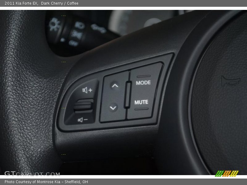 Dark Cherry / Coffee 2011 Kia Forte EX