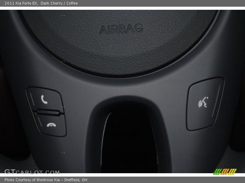 Dark Cherry / Coffee 2011 Kia Forte EX
