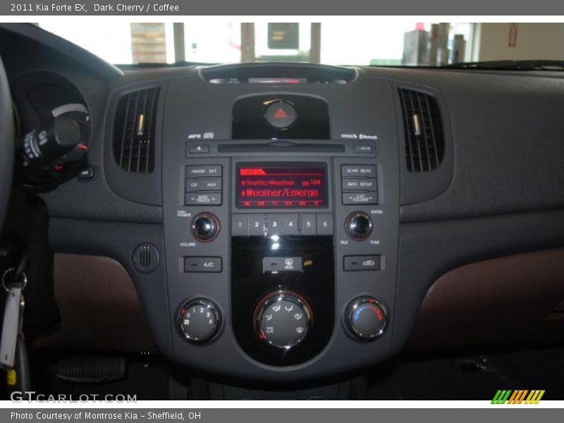Dark Cherry / Coffee 2011 Kia Forte EX