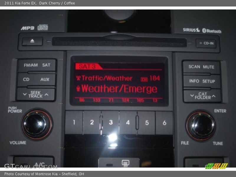 Controls of 2011 Forte EX