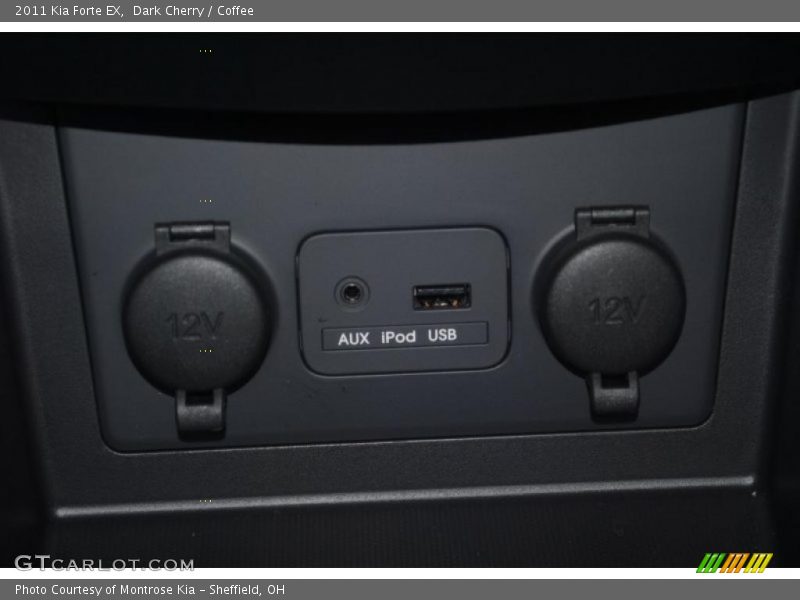 Dark Cherry / Coffee 2011 Kia Forte EX