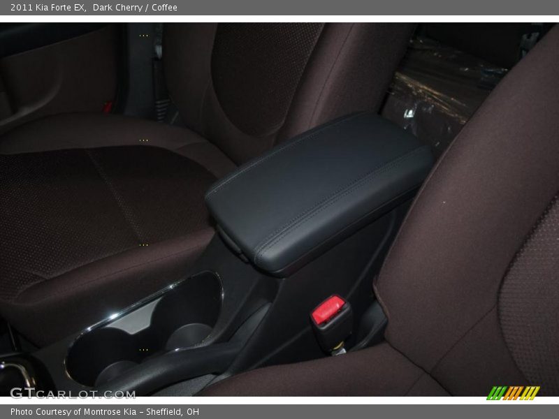 Dark Cherry / Coffee 2011 Kia Forte EX