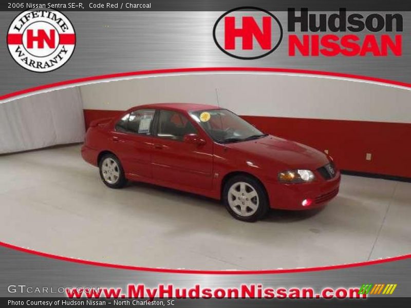 Code Red / Charcoal 2006 Nissan Sentra SE-R