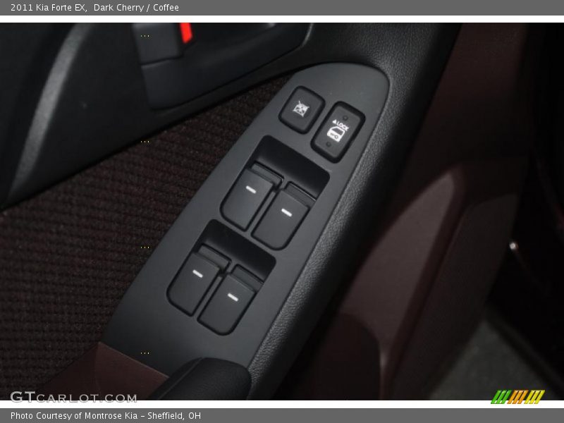 Dark Cherry / Coffee 2011 Kia Forte EX