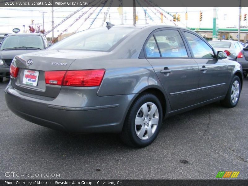 Willow Gray / Gray 2010 Hyundai Sonata GLS
