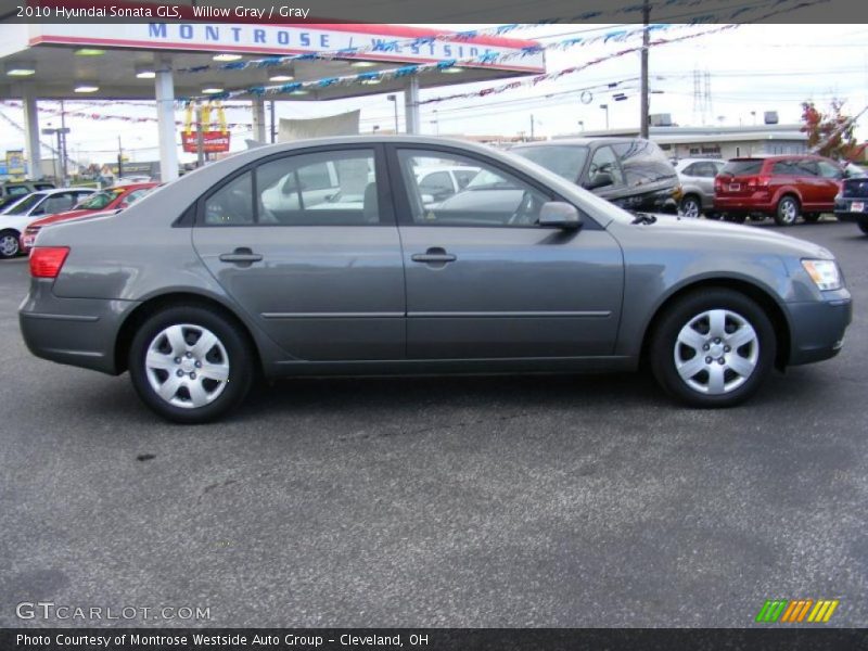 Willow Gray / Gray 2010 Hyundai Sonata GLS