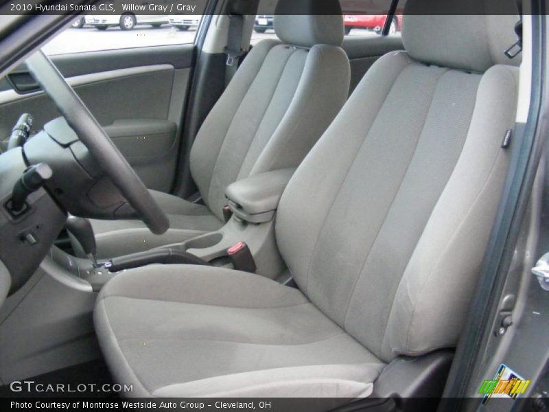 Willow Gray / Gray 2010 Hyundai Sonata GLS