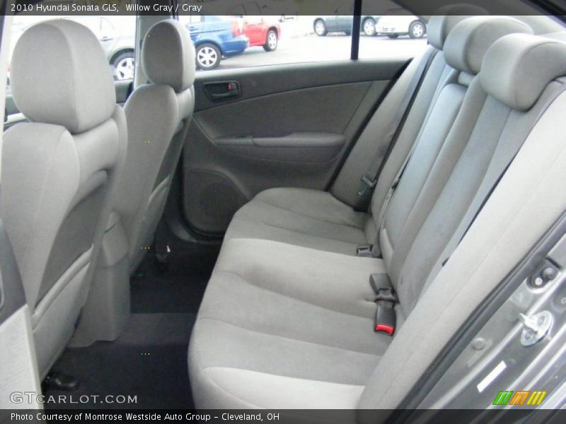 Willow Gray / Gray 2010 Hyundai Sonata GLS