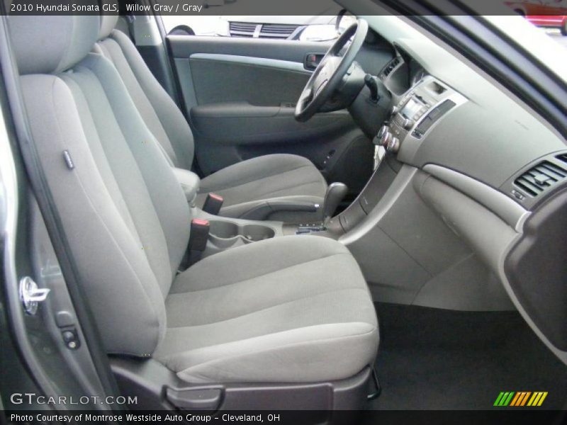 Willow Gray / Gray 2010 Hyundai Sonata GLS