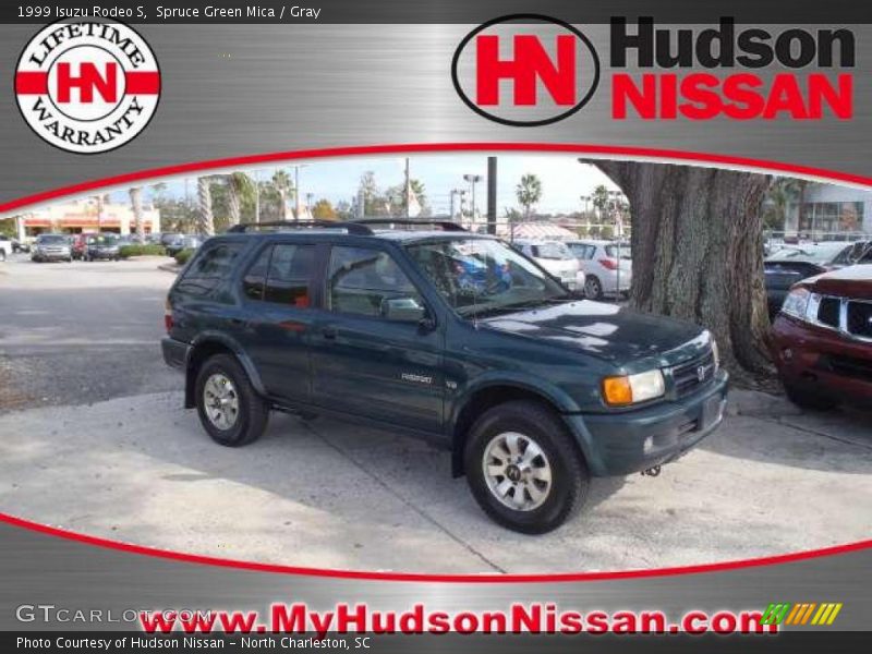 Spruce Green Mica / Gray 1999 Isuzu Rodeo S